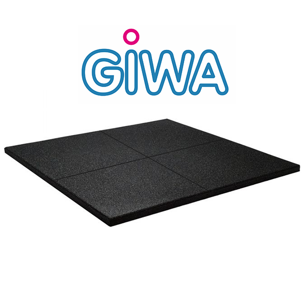 Pavimento per palestra e box 100x100x1,5 - Giwa Fitness